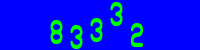 Blue Captcha Image